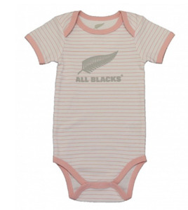 All Blacks: All Blacks Pink Stripes Bodysuit