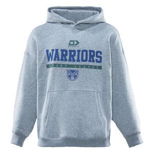 Warriors Apparel: NRL Warriors 2026 Graphic Hoodie – Grey
