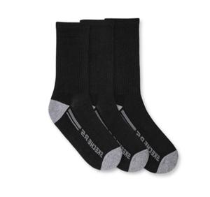 Mens Footwear: Mens 1/2 Terry Crew-Black