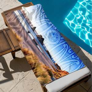 Native Maori Collection: Native Maori Beach Towel (Microfibre)