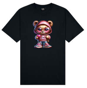 Maori Merch: Hip Hop Maori Teddy Tee (Kids)