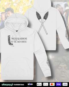 Nga Kaihoe O Te Ao Hou Kakahu: Ngā Kaihoe O Te Ao Hou - Hoodie/Sleeve Print (Adults)