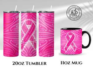 New Arrivals: Breast Cancer Awareness - Tumbler or Mug