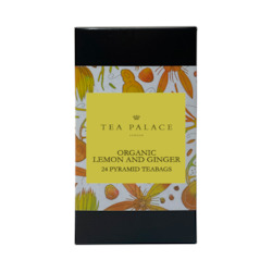 Herbal Infusions: Lemon and Ginger 24 Pyramid Teabags