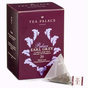 Pyramid Teabags: Palace Earl Grey - Carton of 20 Tea Sachets