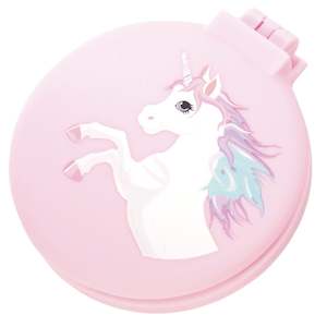 Toys: Unicorn Compact Hairbrush with Mirror