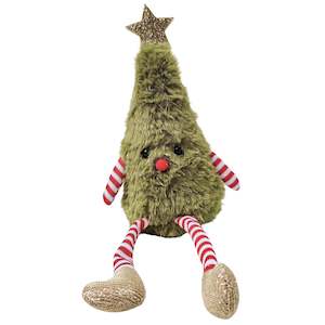 Christmas: Fluffy Christmas Tree Soft Toy Decoration