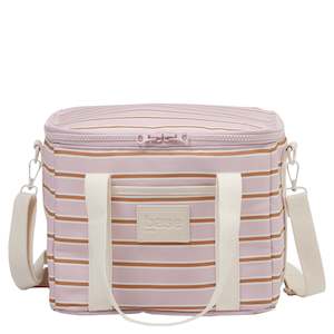 Base: Base Lunch Cooler Bag - Soft Pink / Rust Stripe