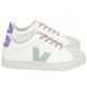 Veja Kid's Sneakers Esplar Laces Chromefree Leather - White, Matcha, Lavender