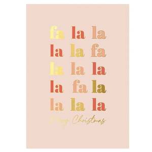 Papier HQ Christmas Card - Fa La La Christmas