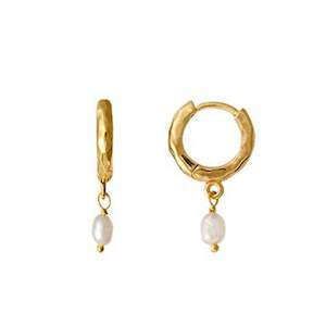 Bianc: Bianc Clam Earrings - Gold