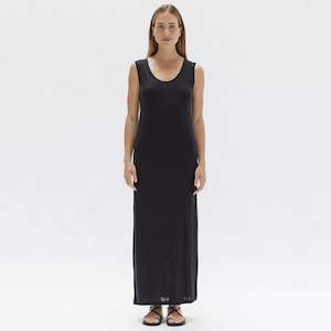 Assembly Label Penelope Jersey Midi Dress - Black