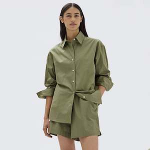 Outlet Clothing Accessories: Assembly Label Everyday Poplin Shirt - Pandan