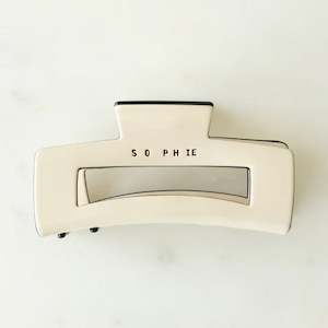 Sophie Claw Clip Large - Ivory