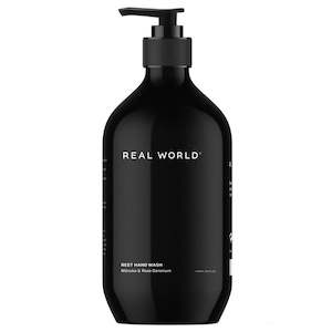 Hand Body Wash: Real World NZ Rest Hand Wash - Manuka & Rose Geranium