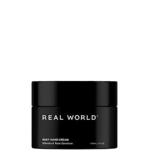 Hand Body Creams: Real World NZ Rest Hand Cream - Manuka & Rose Geranium