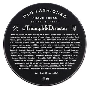 Mens Grooming: Triumph & Disaster Old Fashioned Shave Cream Jar