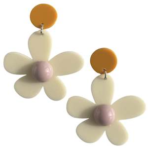 Hair Jewellery: Pop Daisy Children's Acrylic Earrings