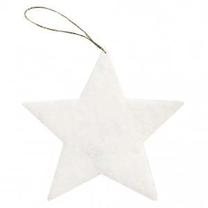 Baskets Decor: Muskhane Felt Festive Star Set - Natural