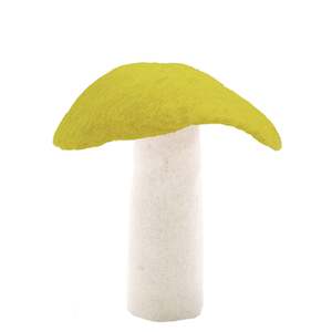 Baskets Decor: Muskhane Felt Mushroom - Large Sulphur Flower