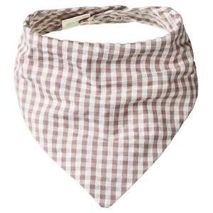 Outlet Children: Nature Baby Organic Cotton Triangle Bib - Twilight Check