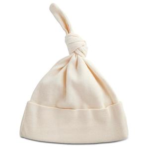 Beanies Hats: Nature Baby Organic Cotton Knotted Beanie - Natural