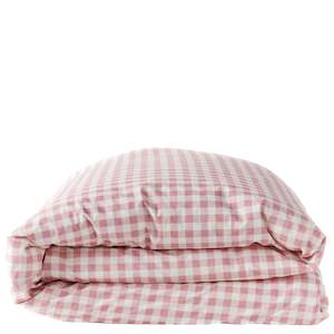 Kip & Co Organic Cotton Duvet Cover - Gingham Candy