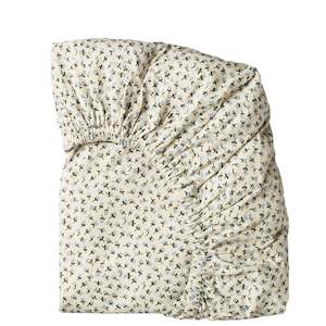 Baby Blankets: Nature Baby Organic Cotton Jersey Fitted Bassinet Sheet - Tulip Blue