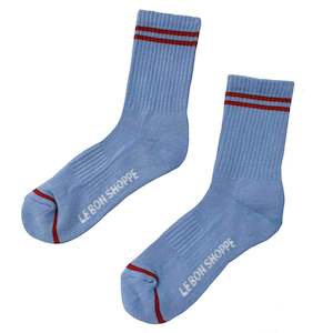 Le Bon Shoppe Boyfriend Socks - Ciel Blue