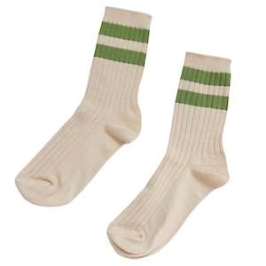Le Bon Shoppe Her Varsity Socks - Pear