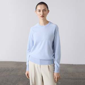 Womens Tops: Laing Sam Cashmere Crew - Sky