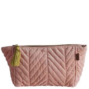 Kip & Co Velvet Toiletry Bag - Tuscan Sunset