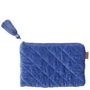 Cosmetic Organisers: Kip & Co Velvet Cosmetics Purse - Ocean Dreamer