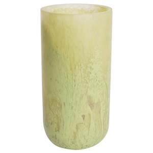 Outlet Living: Sage x Clare Resin Kalinda Vase - Pistachio