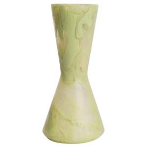 Sage x Clare Resin Elessi Vase - Pistachio