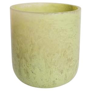 Outlet Living: Sage x Clare Resin Amisha Vase - Pistachio