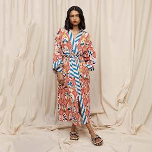 Sleepwear Loungewear: Sage x Clare Gigi Organic Cotton Bath Robe