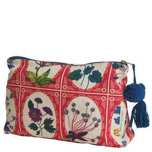 Cosmetic Organisers: Sage x Clare Gigi Organic Cotton Cosmetic Bag