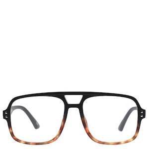 Reading Glasses: Daily Eyewear 12pm Reading Glasses - Black to Tort