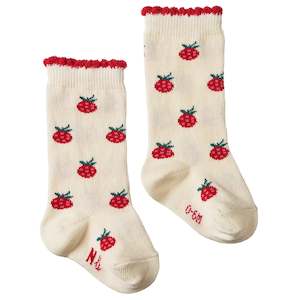 Nature Baby Organic Cotton Socks - Raspberry