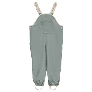 Childrens Clothing: Crywolf Rain Overalls - Moss