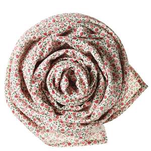 Swaddles 1: Nature Baby Organic Cotton Muslin Wrap - Raspberry