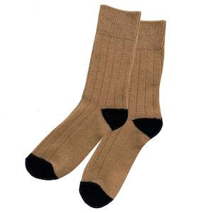 Le Bon Shoppe Classic Cashmere Socks - Camel