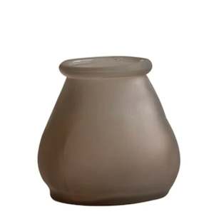 Outlet Living: Bilbao Glass Hurricane - Frosted Brown