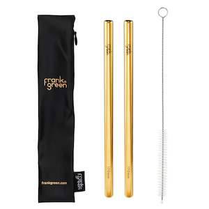 Frank Green Reusable Bottle Straw Pack - Midnight Black