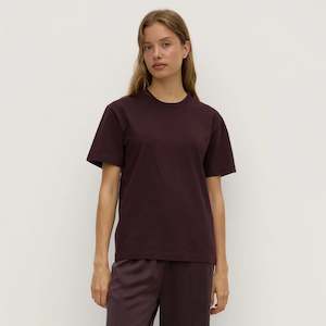 Assembly Label: Assembly Label Organic Cotton Base Tee - Burgundy