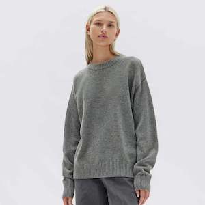 Assembly Label Iris Knit Sweater - Grey Marle