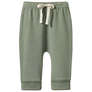 Nature Baby Organic Cotton Drawstring Pants - Nettle