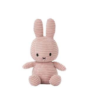 Toys Soft Toys: Miffy ECO Corduroy Cuddly Toy - 23cm Pink