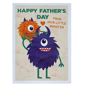 Candle Bark Card - Fuzzy Little Monster